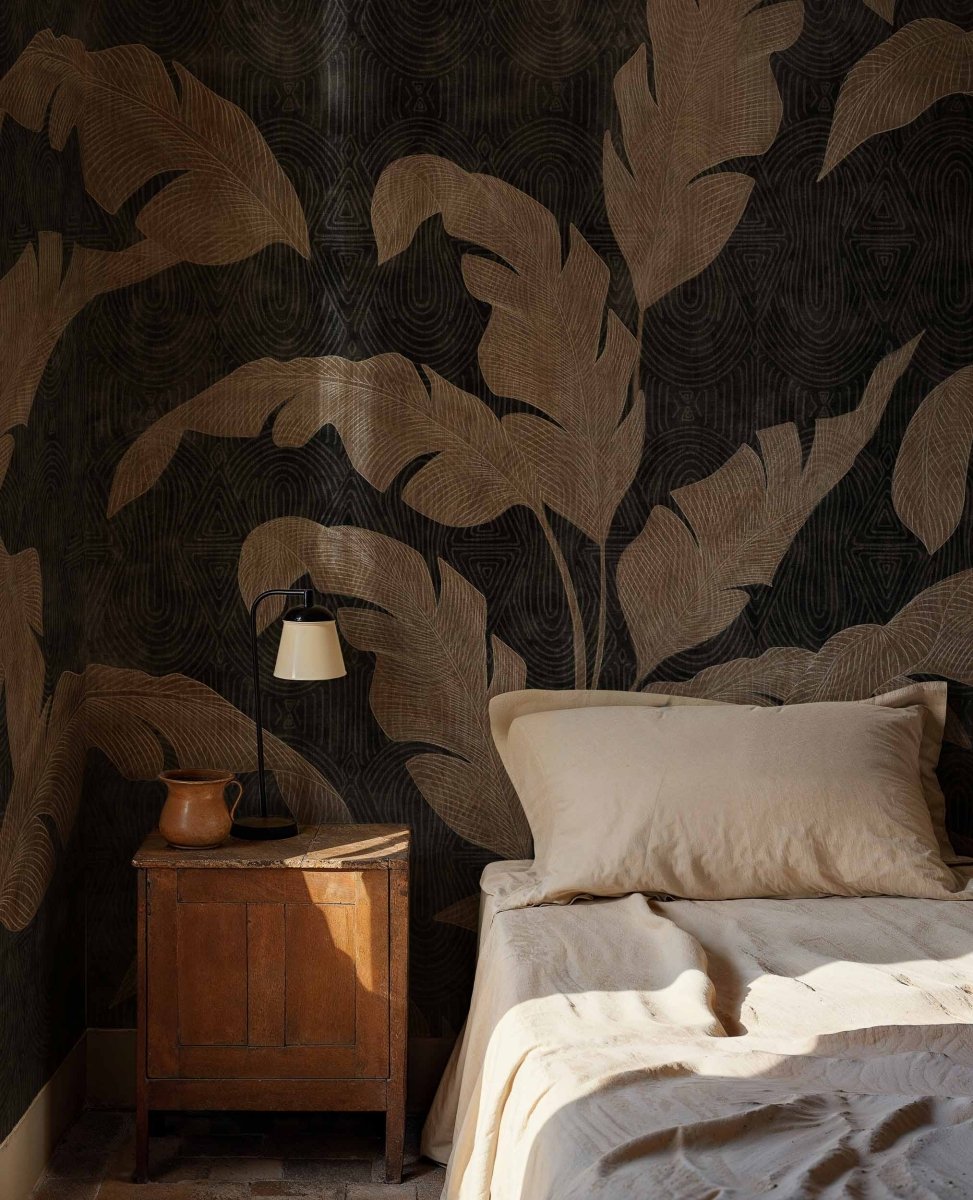 Coordonné Random Metallics II Leaves Shadow behang B00831 - LAB COLOUR THE WORLD