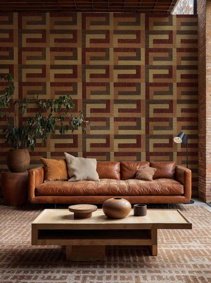 Coordonné Random Metallics II Mashrabiya behang B00804 - LAB COLOUR THE WORLD