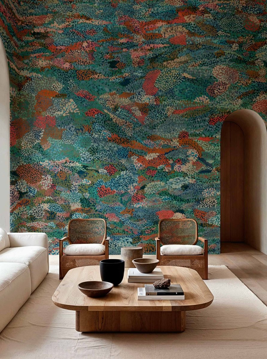 Coordonné Random Metallics II Petal strewn behang B00850 - LAB COLOUR THE WORLD
