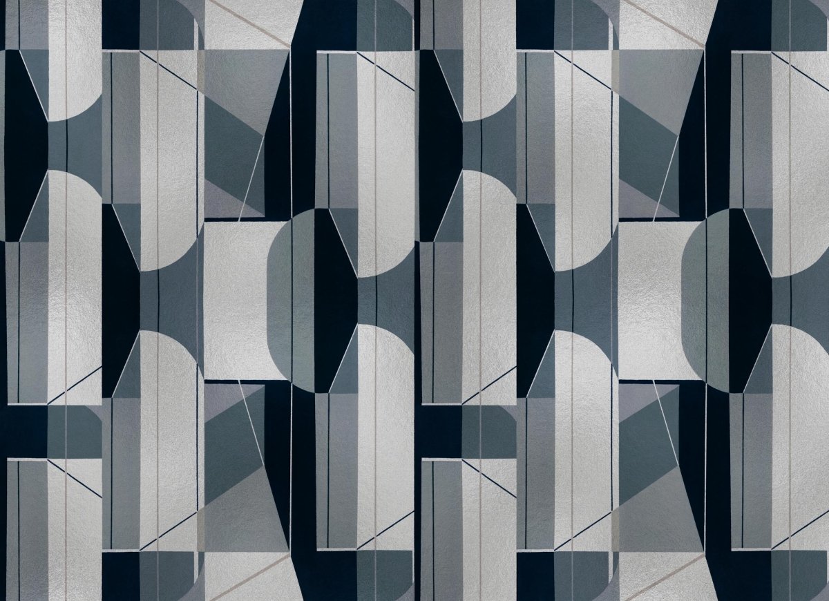 Coordonné Random Metallics II Pythagoras Extra behang B00810 - LAB COLOUR THE WORLD