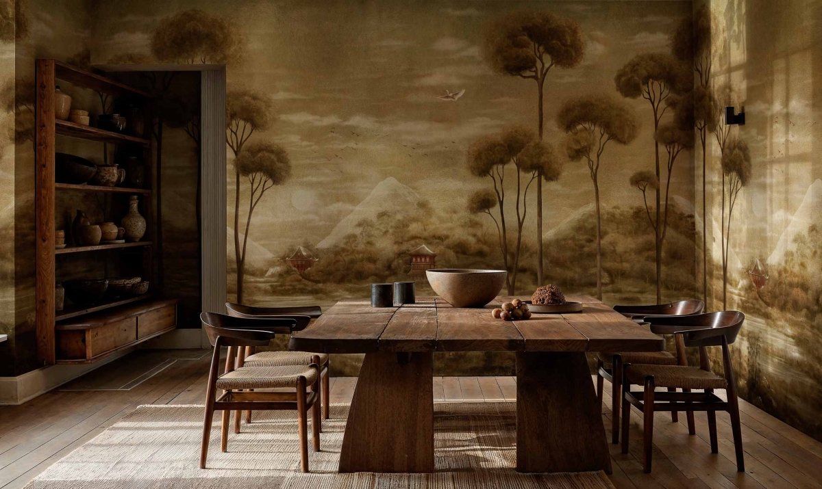 Coordonné Random Metallics II Xi Hu Lake behang B00822 - LAB COLOUR THE WORLD