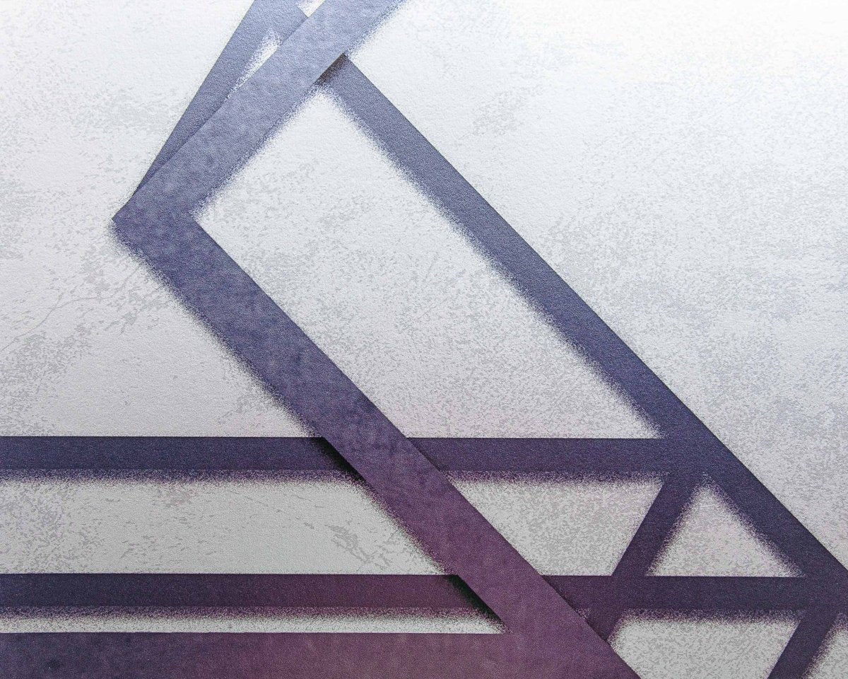Coordonné Random Metallics LGeometric Silver behang 9600401 - LAB COLOUR THE WORLD
