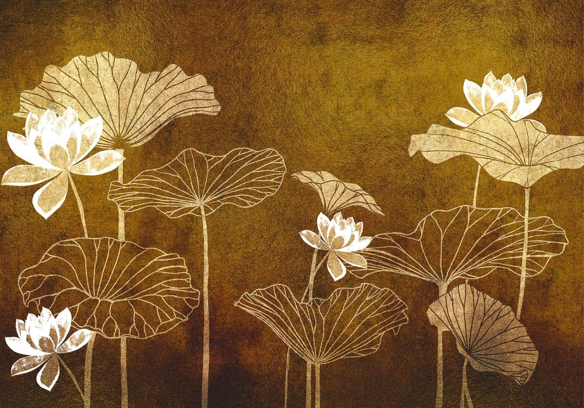 Coordonné Random Metallics Nympha Gold behang 9602000 - LAB COLOUR THE WORLD