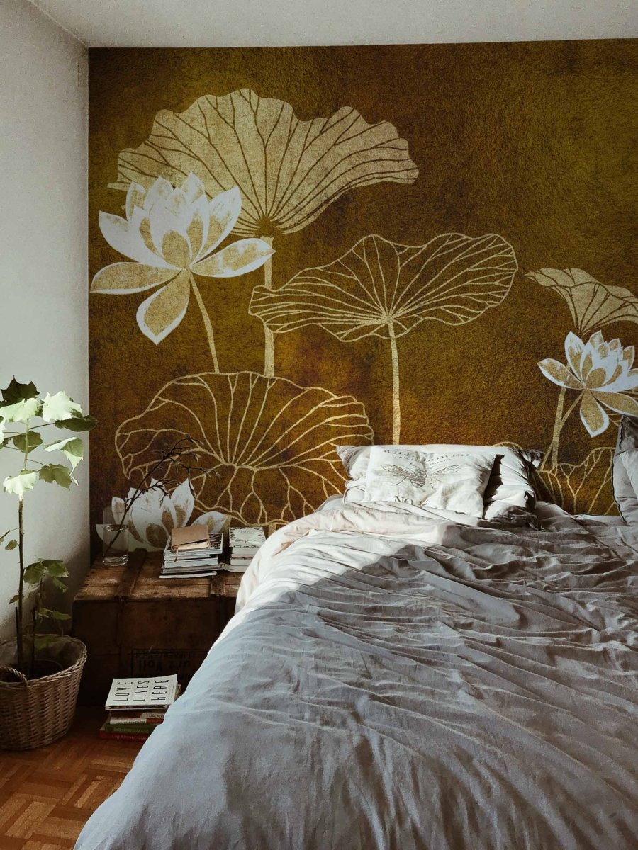 Coordonné Random Metallics Nympha Gold behang 9602000 - LAB COLOUR THE WORLD