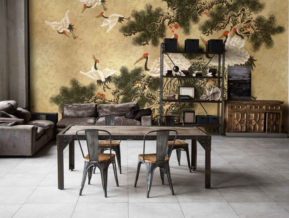 Coordonné Random Metallics Ukiyo Gold behang 9600020 - LAB COLOUR THE WORLD