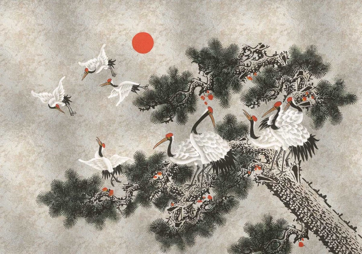 Coordonné Random Metallics Ukiyo Silver behang 9600021 - LAB COLOUR THE WORLD