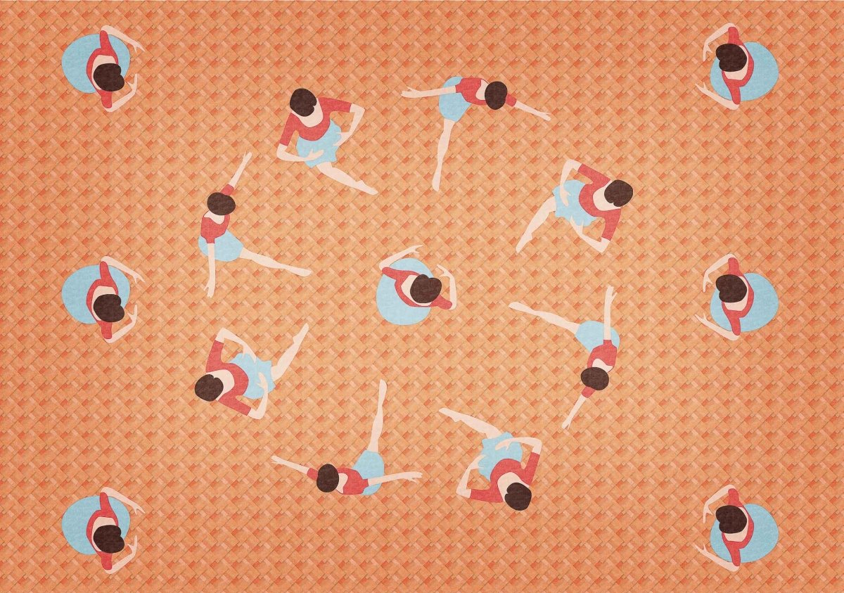 Coordonné Random Papers Ballerinas behang 6500019 - LAB COLOUR THE WORLD