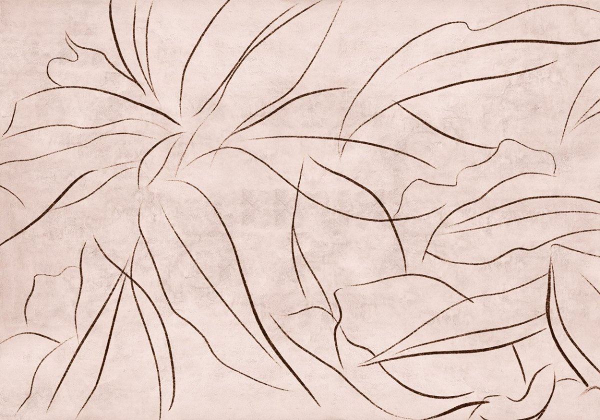 Coordonné Random Papers II Abstract Flora behang 6800407 - LAB COLOUR THE WORLD