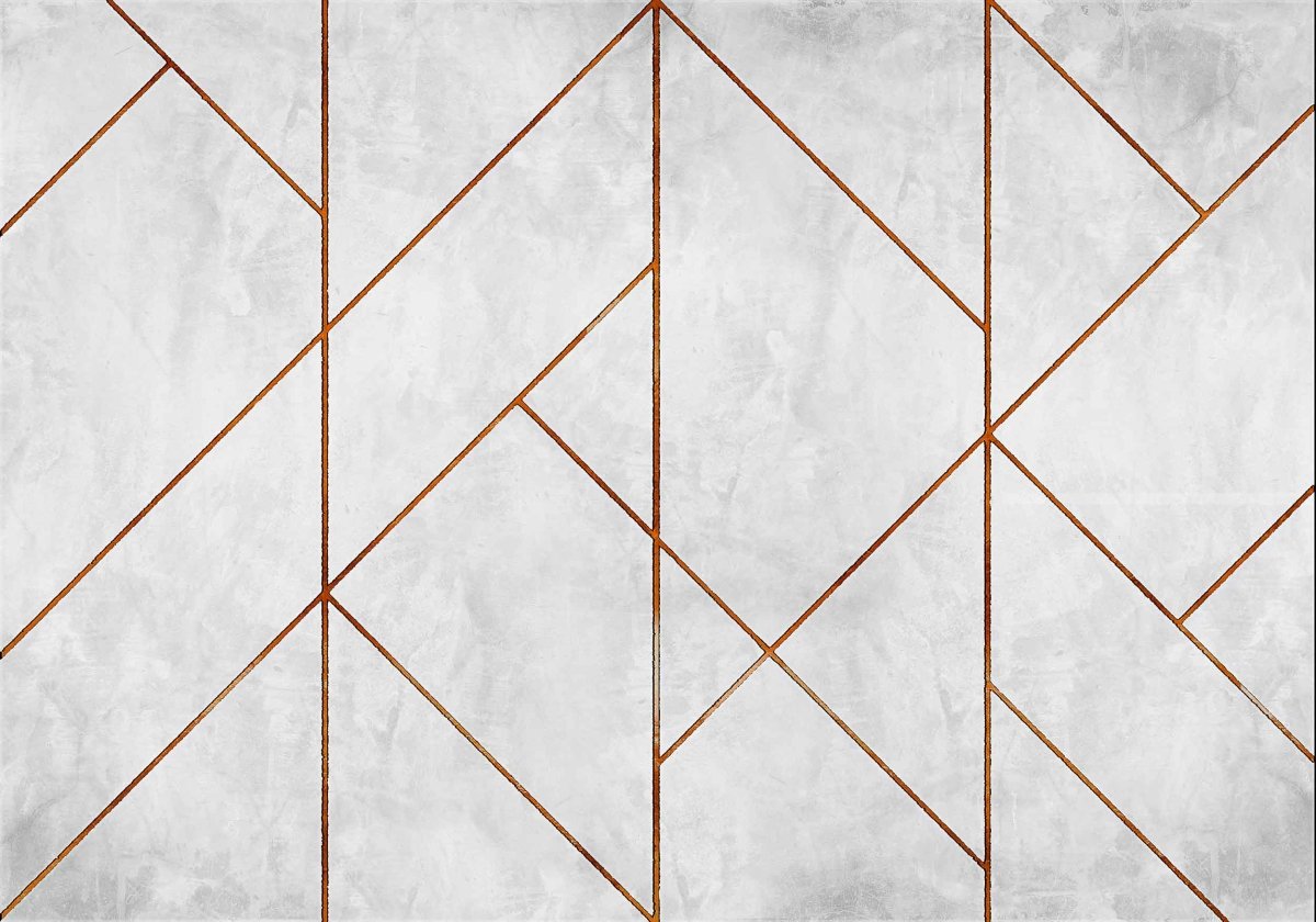 Coordonné Random Papers II Golden Line Wall behang 6800627 - LAB COLOUR THE WORLD
