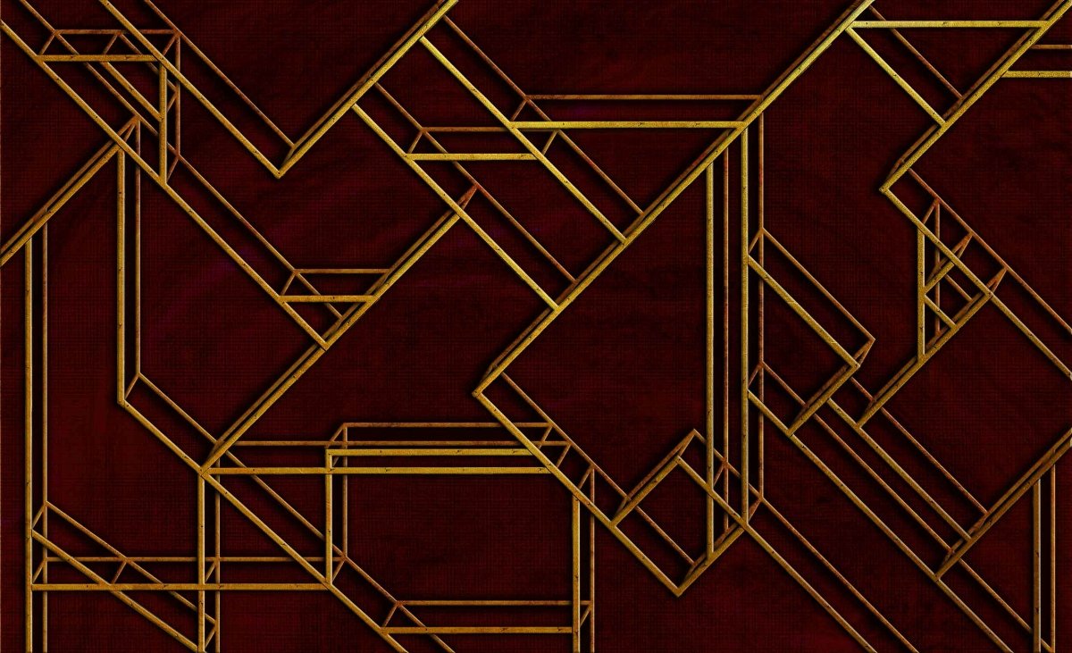 Coordonné Random Papers II L Geometric behang 6800208 - LAB COLOUR THE WORLD