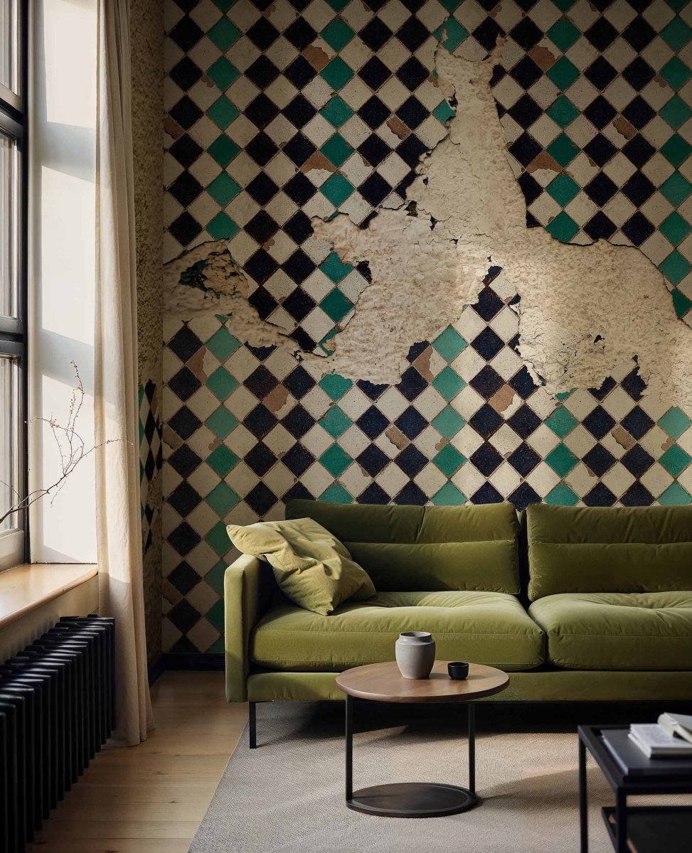 Coordonné Random Papers Tiles broken wall behang 6500311 - LAB COLOUR THE WORLD