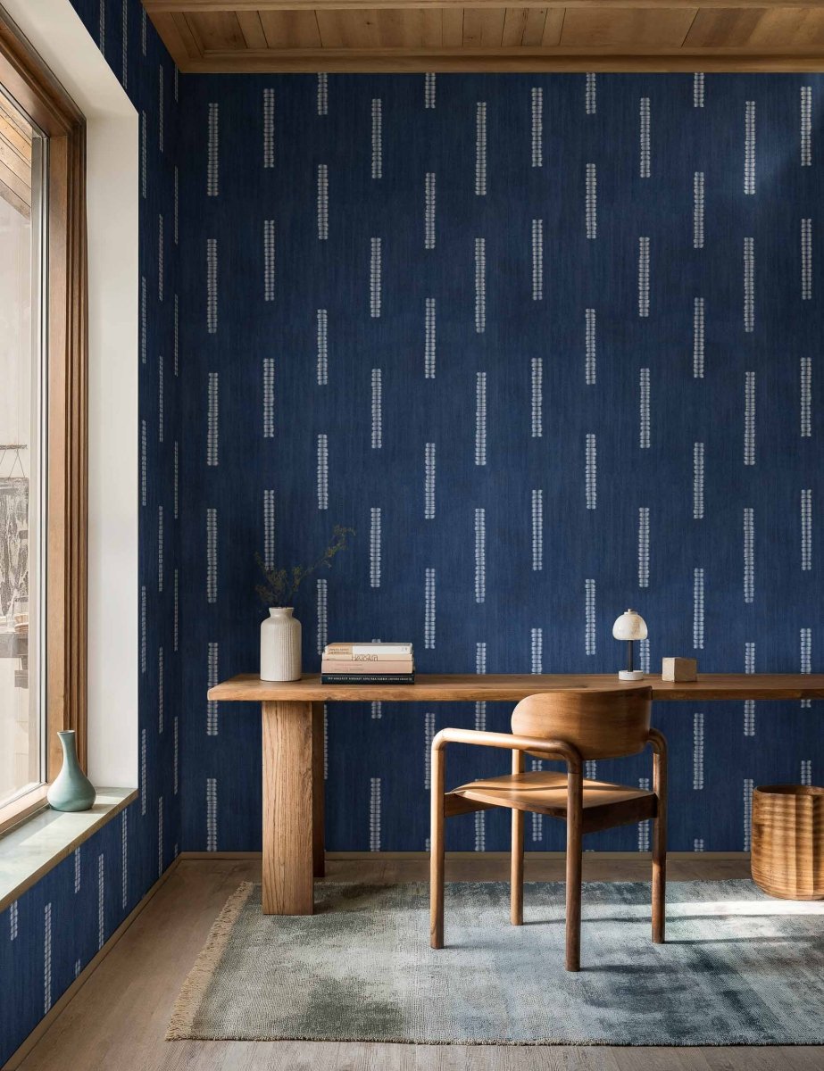 Coordonné Shibori Nui behang B00927B - LAB COLOUR THE WORLD