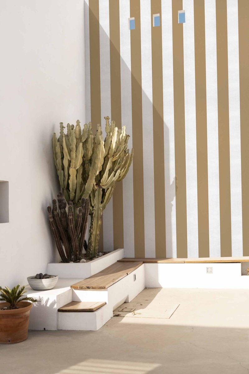 Coordonné Stripes & Checks Stripe 8 Curry behang A00739 - LAB COLOUR THE WORLD