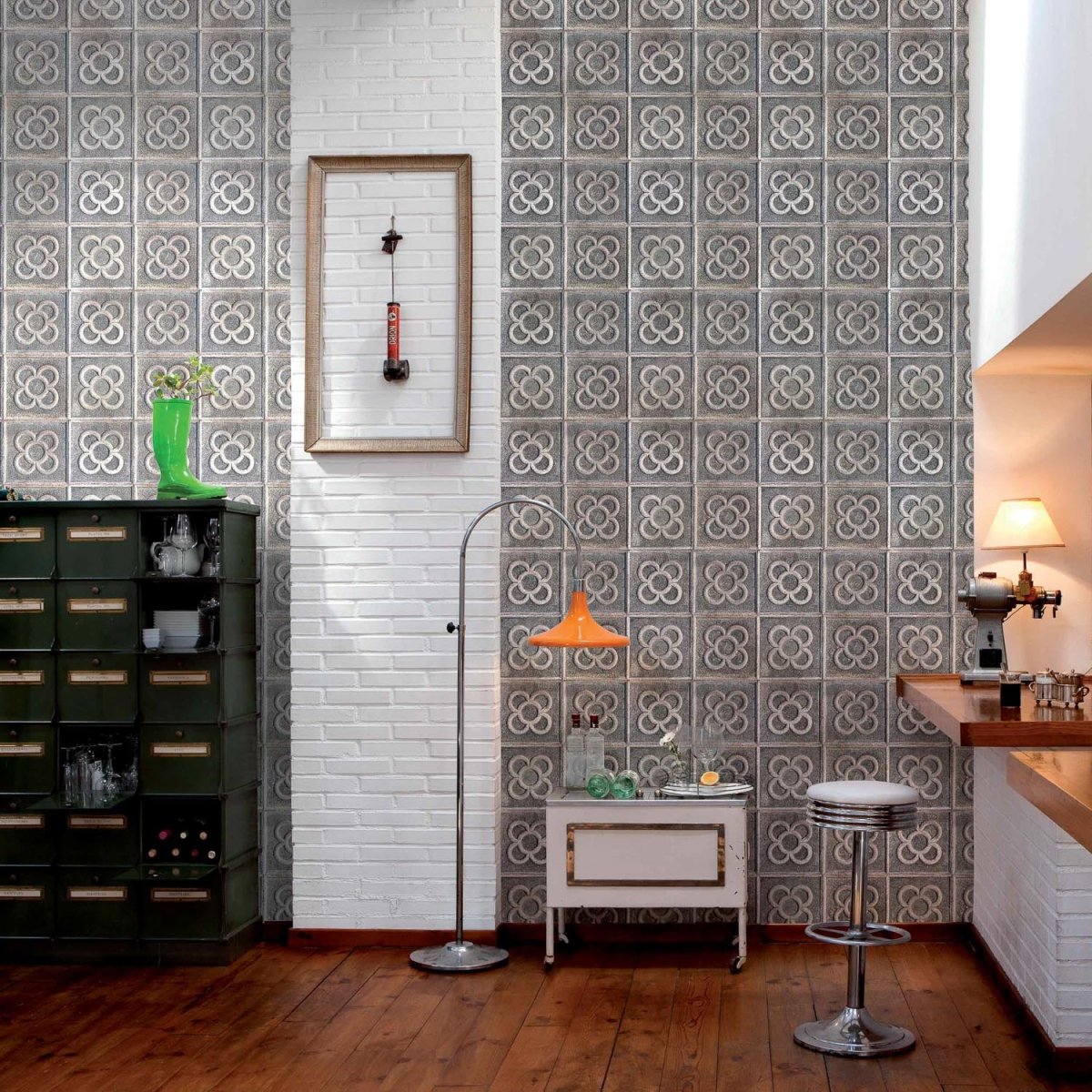 Coordonné Tiles Clover behang 3000021 - LAB COLOUR THE WORLD