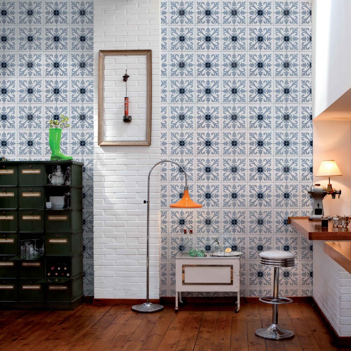 Coordonné Tiles Damascus behang 3000014 - LAB COLOUR THE WORLD
