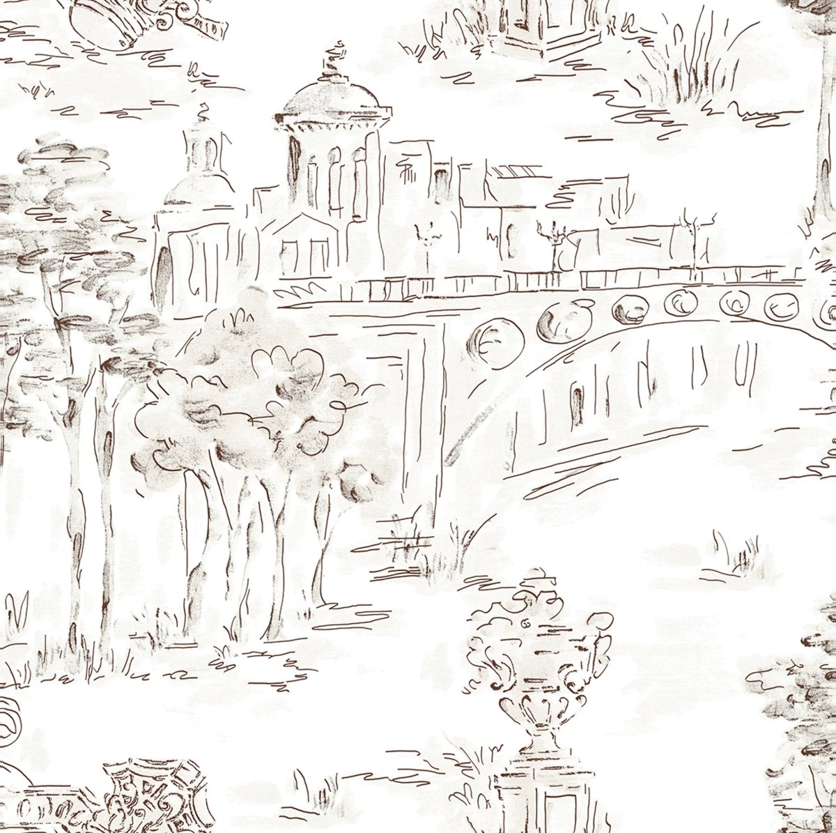 Coordonné Toscana, Ybarra & Serret for Coordonné Paisaje behang YSP0012 - LAB COLOUR THE WORLD