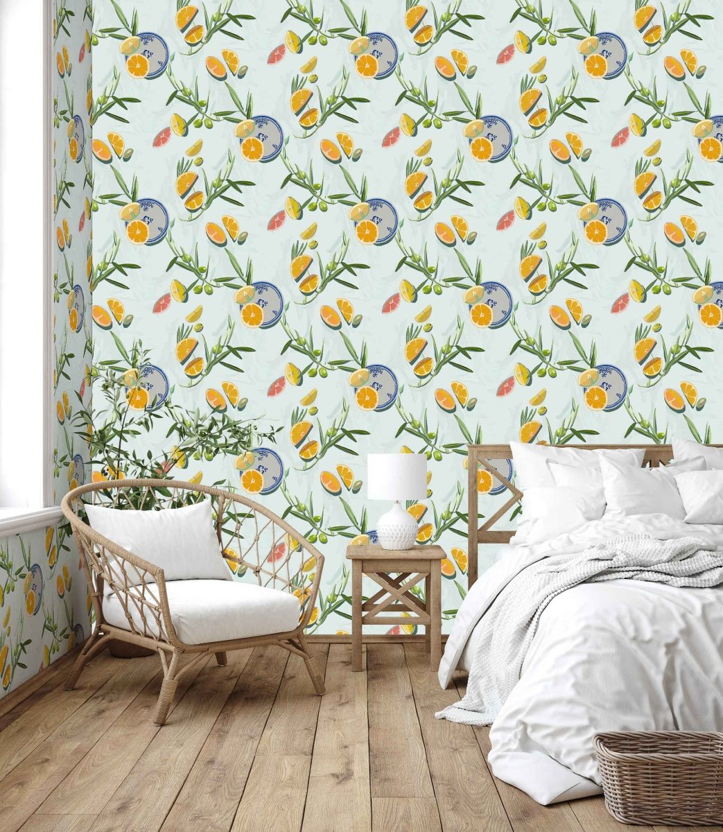 Coordonné Wander Bodegón Aqua behang 9200021 - LAB COLOUR THE WORLD