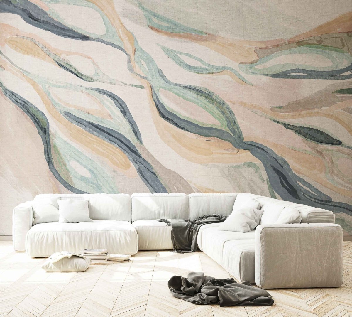 Coordonné Wander Hygge Nude behang 9200202 - LAB COLOUR THE WORLD