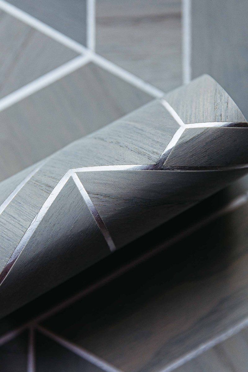 Coordonné Woodcraft Hexagon Pearl behang A00451 - LAB COLOUR THE WORLD