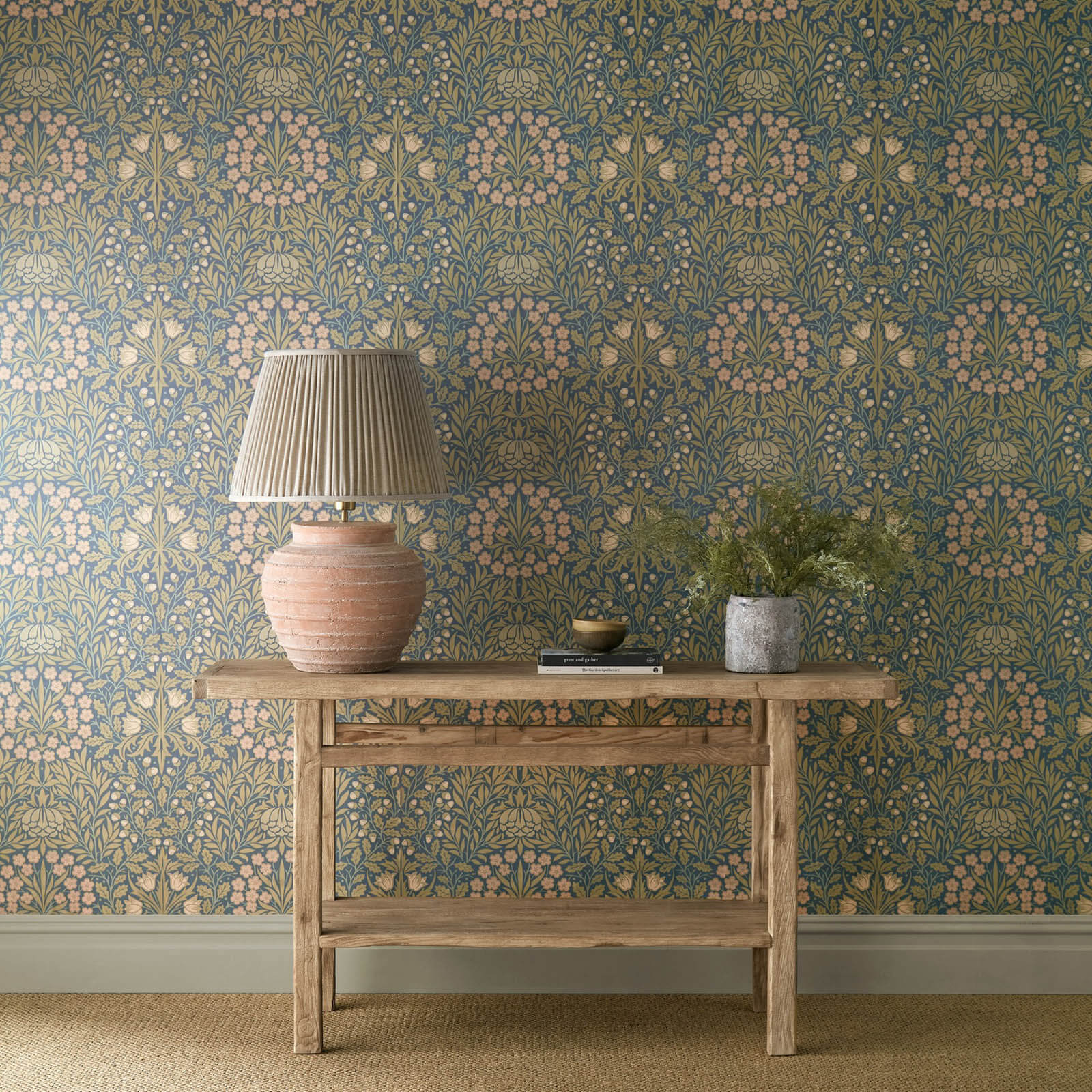 Morris & Co. Daisy & Oak Behang 217584 - LAB COLOUR THE WORLD