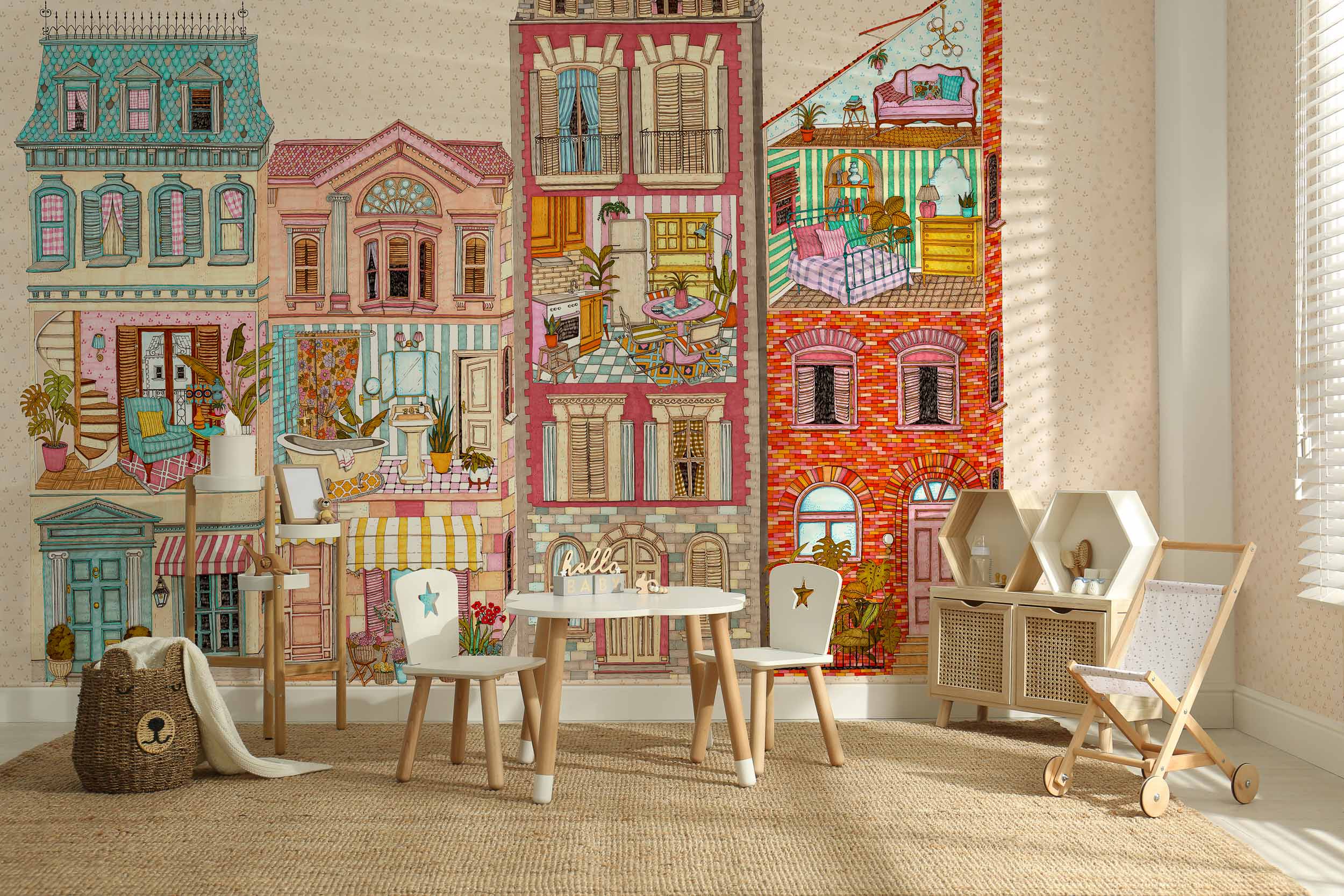 Coordonné Random Kids Dolls´house behang 9700120 sfeer afbeelding 1