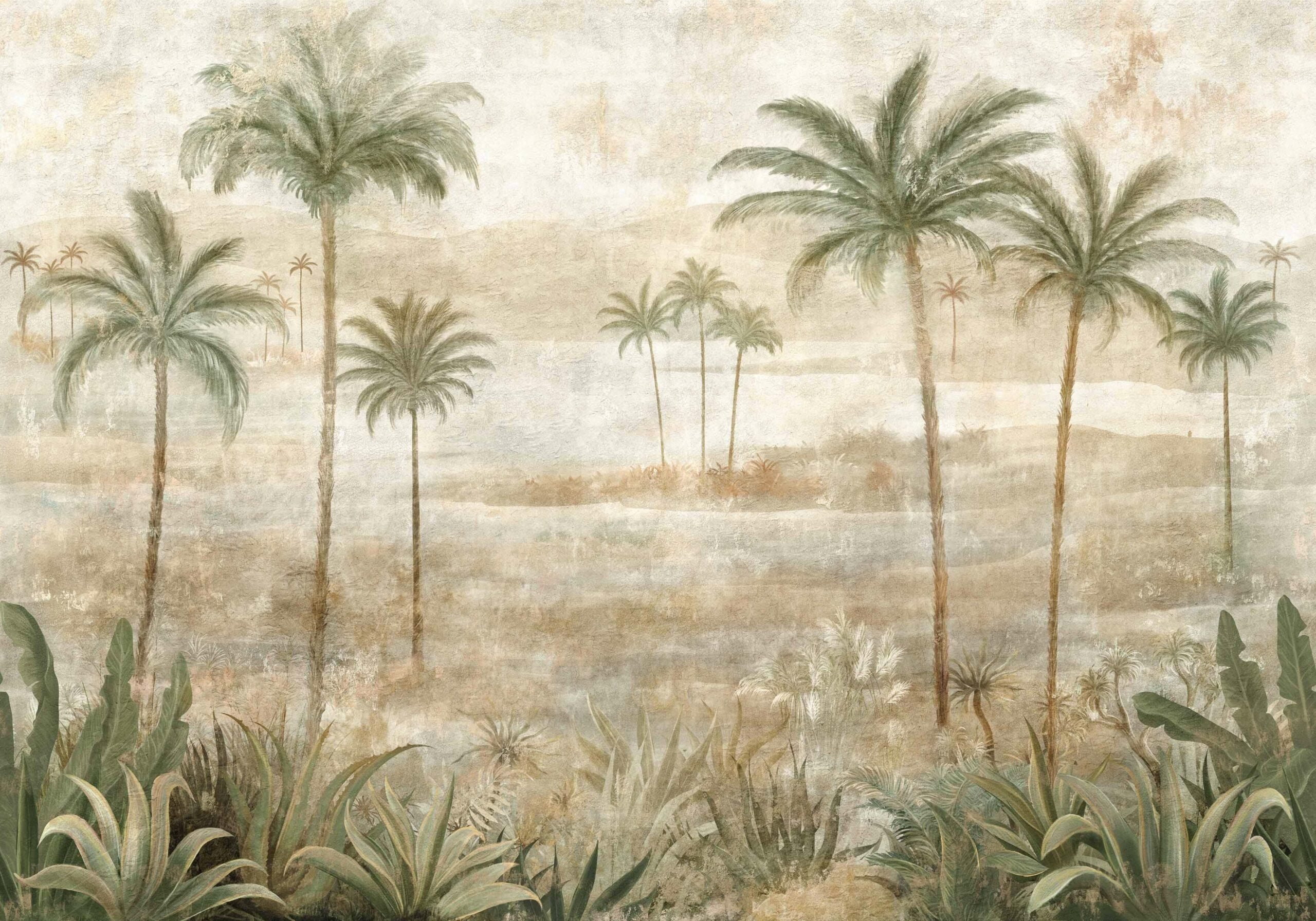 Coordonné Berber Draa Palms behang B00452 behang afbeelding 1