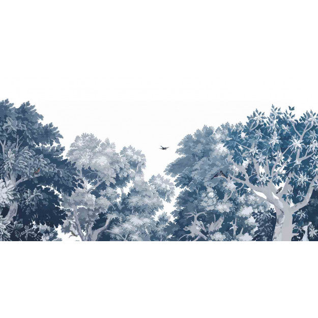 Les Dominotiers Dream Forest, Blue Behang DOM 301-2