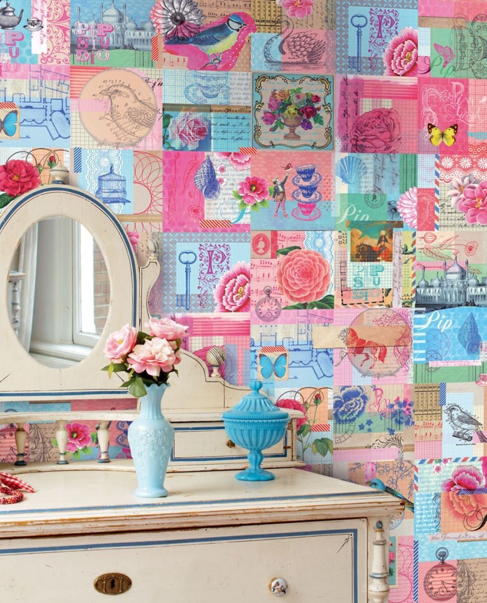 Eijffinger PIP STUDIO 3 behang 341090 - LAB COLOUR THE WORLD