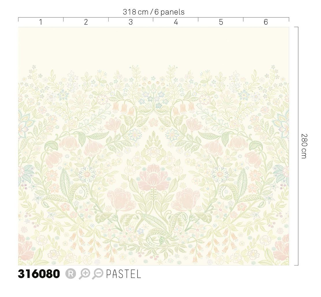 Eijffinger POSY behang 316080 - LAB COLOUR THE WORLD