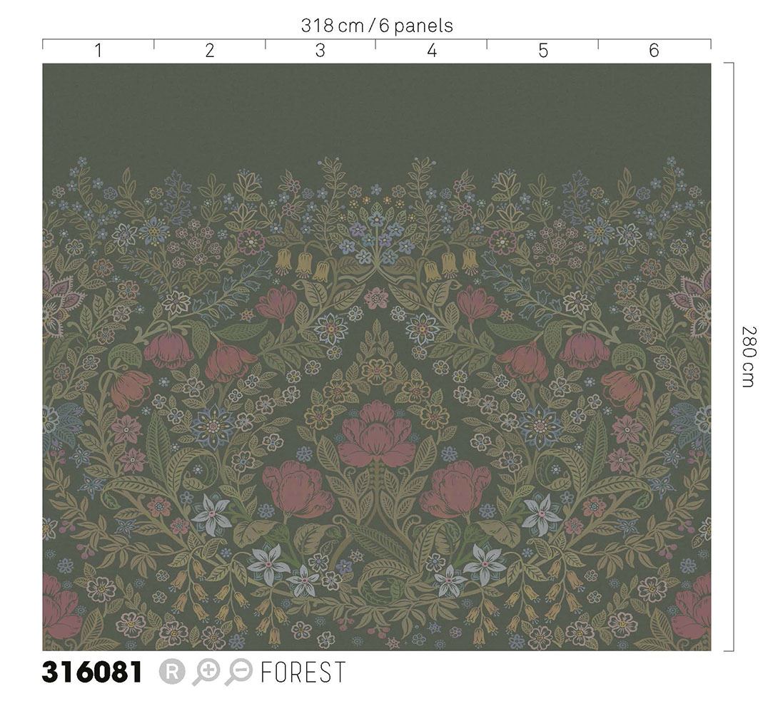 Eijffinger POSY behang 316081 - LAB COLOUR THE WORLD