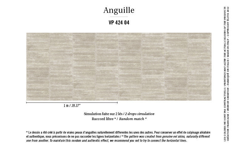 ÉLITIS Anguille Behang VP 424 04 - LAB COLOUR THE WORLD