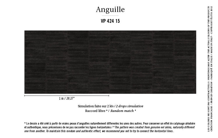 ÉLITIS Anguille Behang VP 424 15 - LAB COLOUR THE WORLD