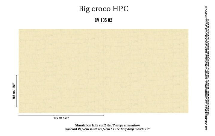 ÉLITIS Big Croco Project Behang CV 105 02 - LAB COLOUR THE WORLD