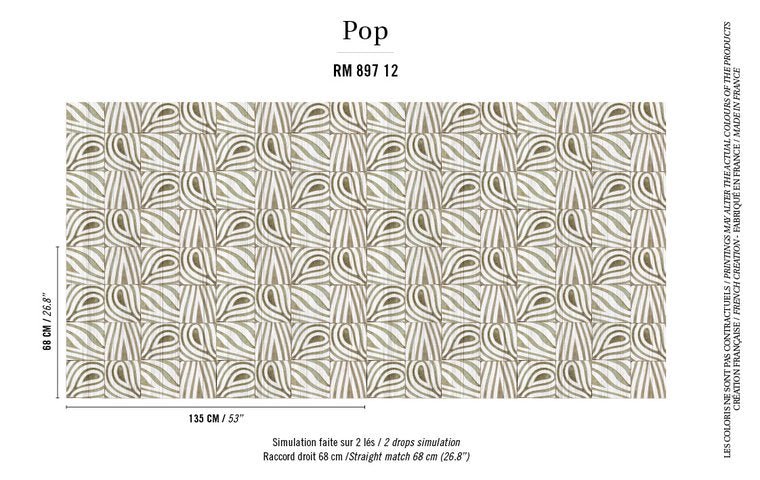 ÉLITIS Bobale Behang RM 897 12 - LAB COLOUR THE WORLD