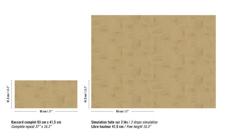 ÉLITIS Empreintes Behang RM 1040 15 - LAB COLOUR THE WORLD