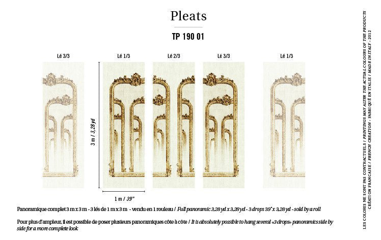 ÉLITIS Galerie des Glaces Behangpaneel TP 190 02 - LAB COLOUR THE WORLD