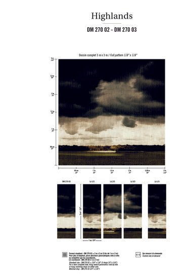 ÉLITIS Highlands Behangpaneel DM 270 02 - LAB COLOUR THE WORLD