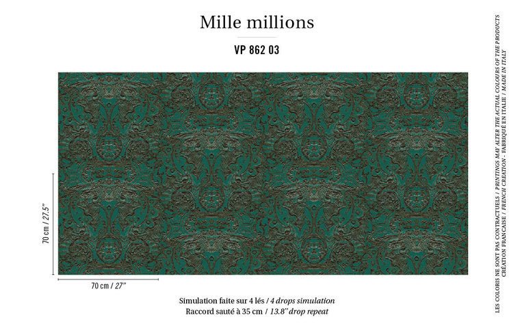 ÉLITIS Jubilee Behang VP 862 03 - LAB COLOUR THE WORLD