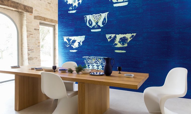 ÉLITIS Le Bleu Thé Behangpaneel DM 864 04 - LAB COLOUR THE WORLD