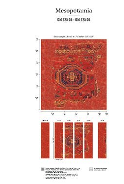 ÉLITIS Mesopotamia Behangpaneel DM 625 05 - LAB COLOUR THE WORLD