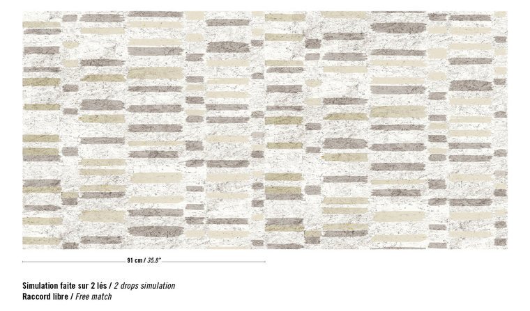 ÉLITIS Metal Brush Behang RM 986 01 - LAB COLOUR THE WORLD