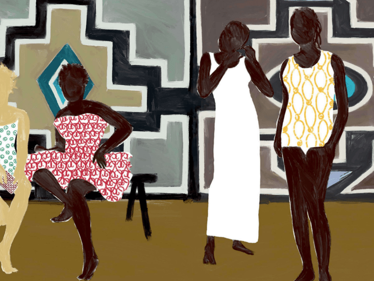 ÉLITIS Ndebele Behangpaneel DM 904 01 - LAB COLOUR THE WORLD