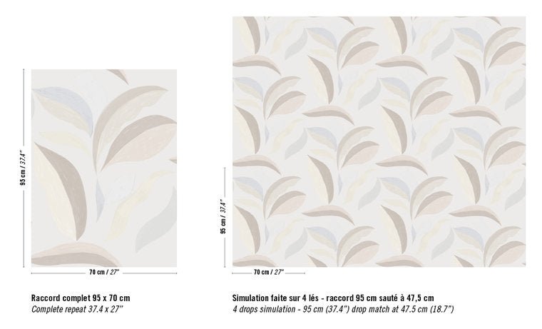 ÉLITIS Nid d'oiseau Behang TP 300 01 - LAB COLOUR THE WORLD