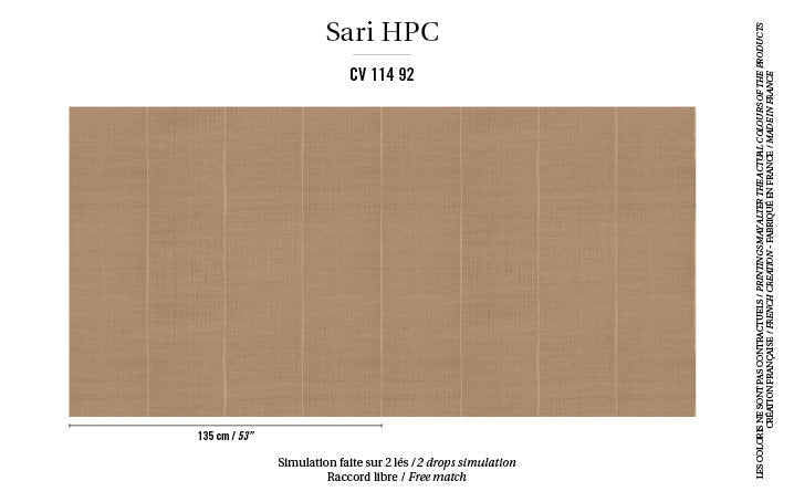 ÉLITIS Nomades Sari Project Behang CV 114 92 - LAB COLOUR THE WORLD