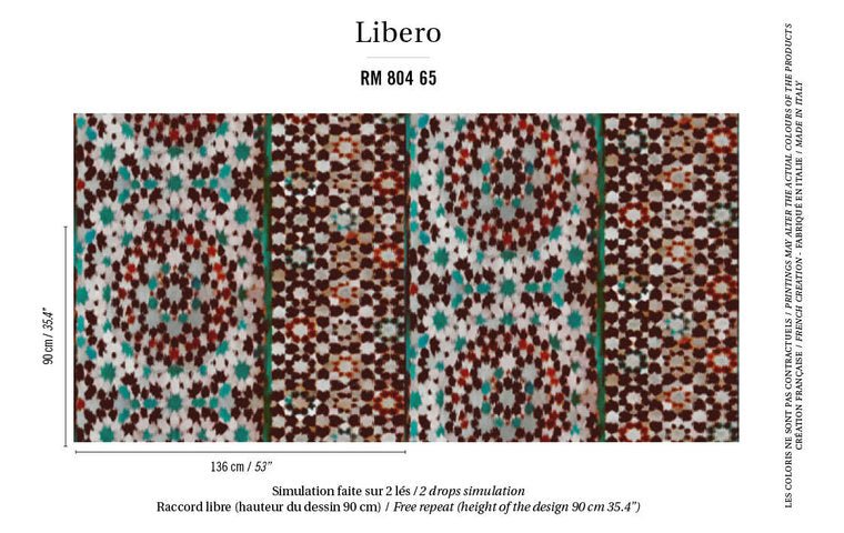 ÉLITIS Oudayas Behang RM 804 65 - LAB COLOUR THE WORLD