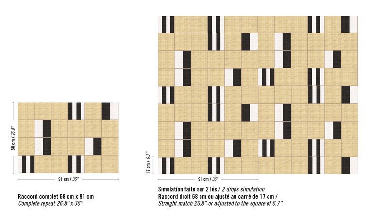 ÉLITIS Partitura Behang RM 1020 80 - LAB COLOUR THE WORLD