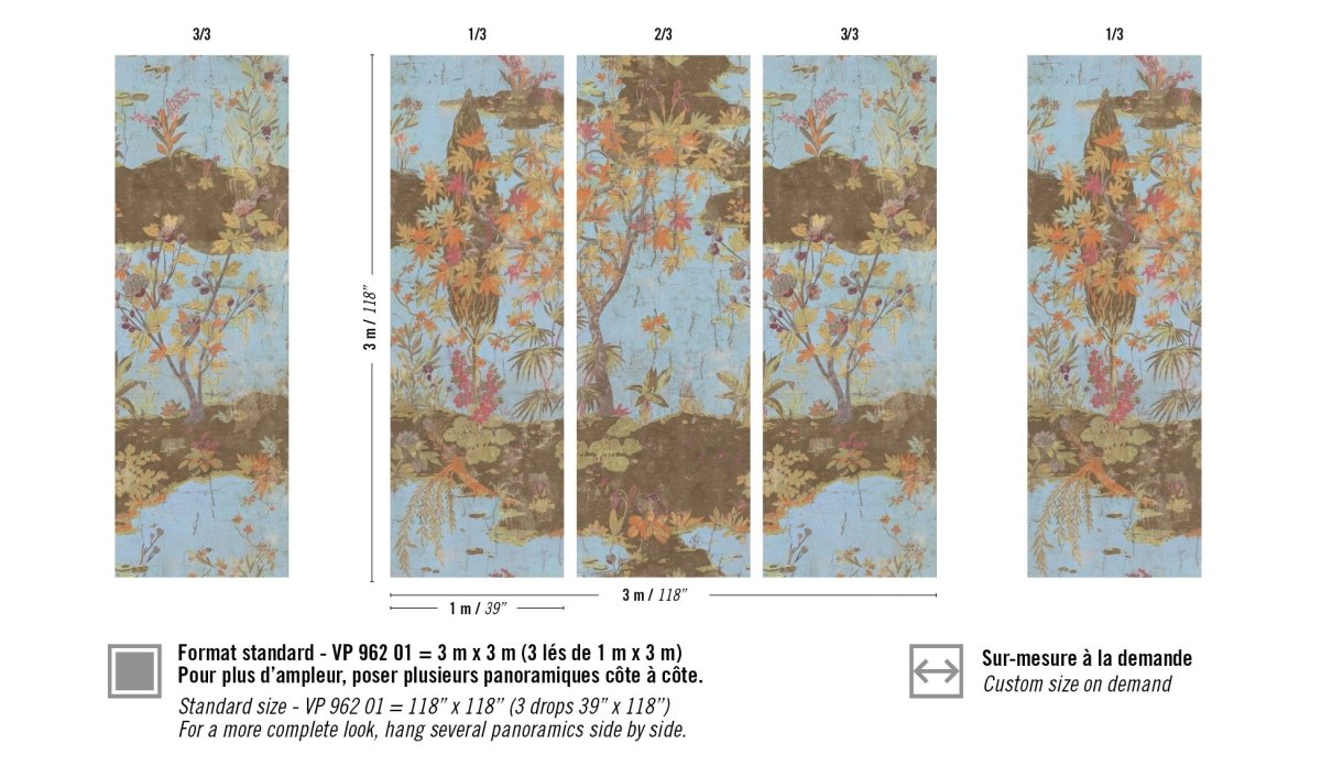 ÉLITIS Retour des Indes Behangpaneel VP 962 01 - LAB COLOUR THE WORLD