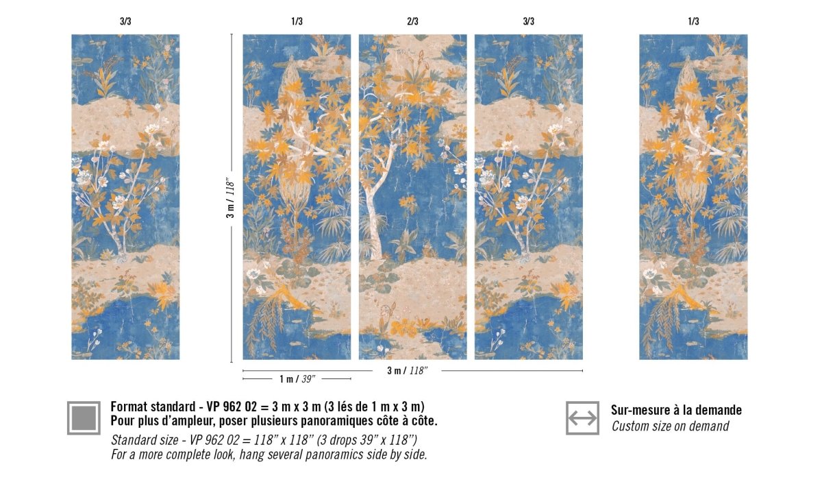 ÉLITIS Retour des Indes Behangpaneel VP 962 02 - LAB COLOUR THE WORLD