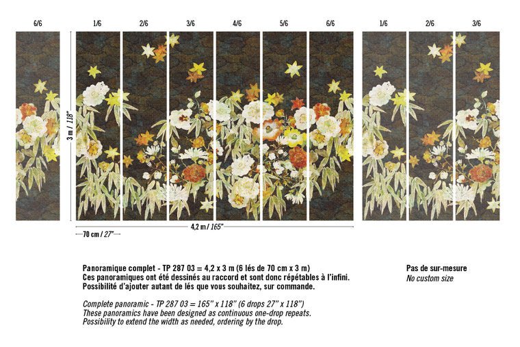 ÉLITIS Tendres Silences Behangpaneel TP 287 03 - LAB COLOUR THE WORLD