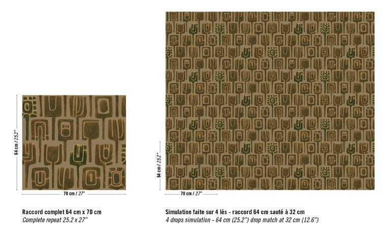 ÉLITIS Totem Behang TP 310 01 - LAB COLOUR THE WORLD